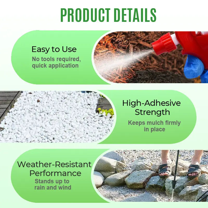 ⏳Begrenzte Zeit 50% Rabatt🌿 Ultra-starker Landschaftskleber | 2h trocken | Hält ALLES an Ort & Stelle | Wetterfest & langlebig