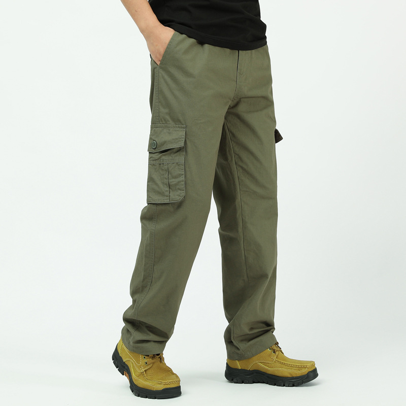 👖🏃 Herren-Cargohose mit mehreren Taschen – atmungsaktives Material und moderner Schnitt für Outdoor- oder Stadtaktivitäten 🏙️📦