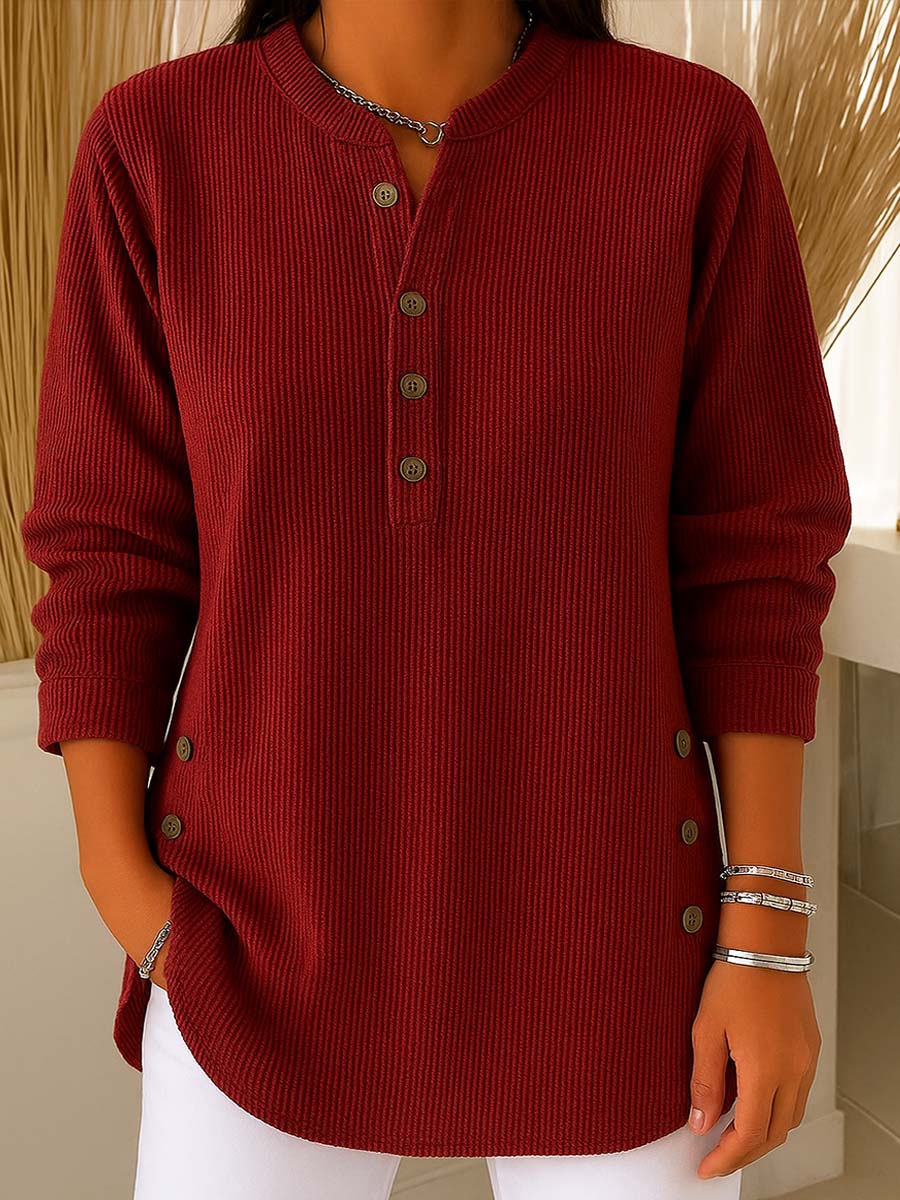 Bestseller🏆👚 Solid Crew Neck Knit Pullover – Timeless Comfort &amp; Effortless Style for Every Occasion