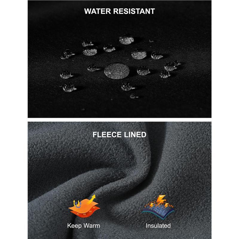 🏆LAST DAY SALE 50% OFF!!🔥Men's Waterproof Winter Trousers with Fleece Lining Cargo Pants