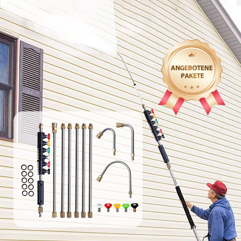 🚿 60% RABATT! 💦 Hochdruckreiniger-Stab-Set 4000 PSI – Tiefenreinigung, Ergonomisches Design & Langlebige Konstruktion 🔧