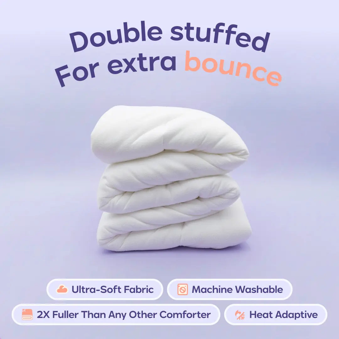💖 50% OFF TODAY! ☁️ MarshMellow Comforter™ ✨ Double-Stuffed Ultra-Soft Comfort for Better Sleep