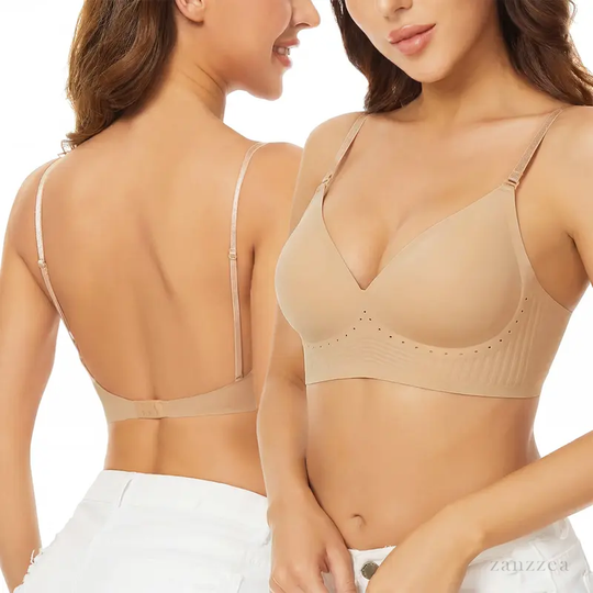 💞Deep V Low Back Backless Bra for A/B/C Cup - Seamless Invisible Bra