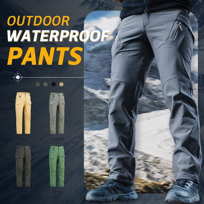 ❄️ 🧗Winter Outdoor wasserdichte Softshell-Thermohose mit Fleecefutter☔