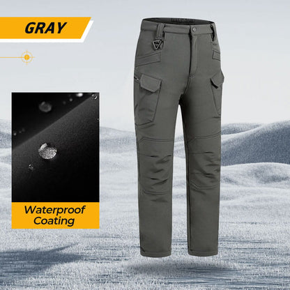 ❄️ 🧗Winter Outdoor wasserdichte Softshell-Thermohose mit Fleecefutter☔