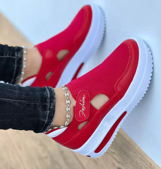 🌞50% Rabatt!🥿Damen Orthopädische Freizeitschuhe – Dicke Sohle, Rutschfest & Weich Gepolstert, Für Komfort & Haltungskorrektur