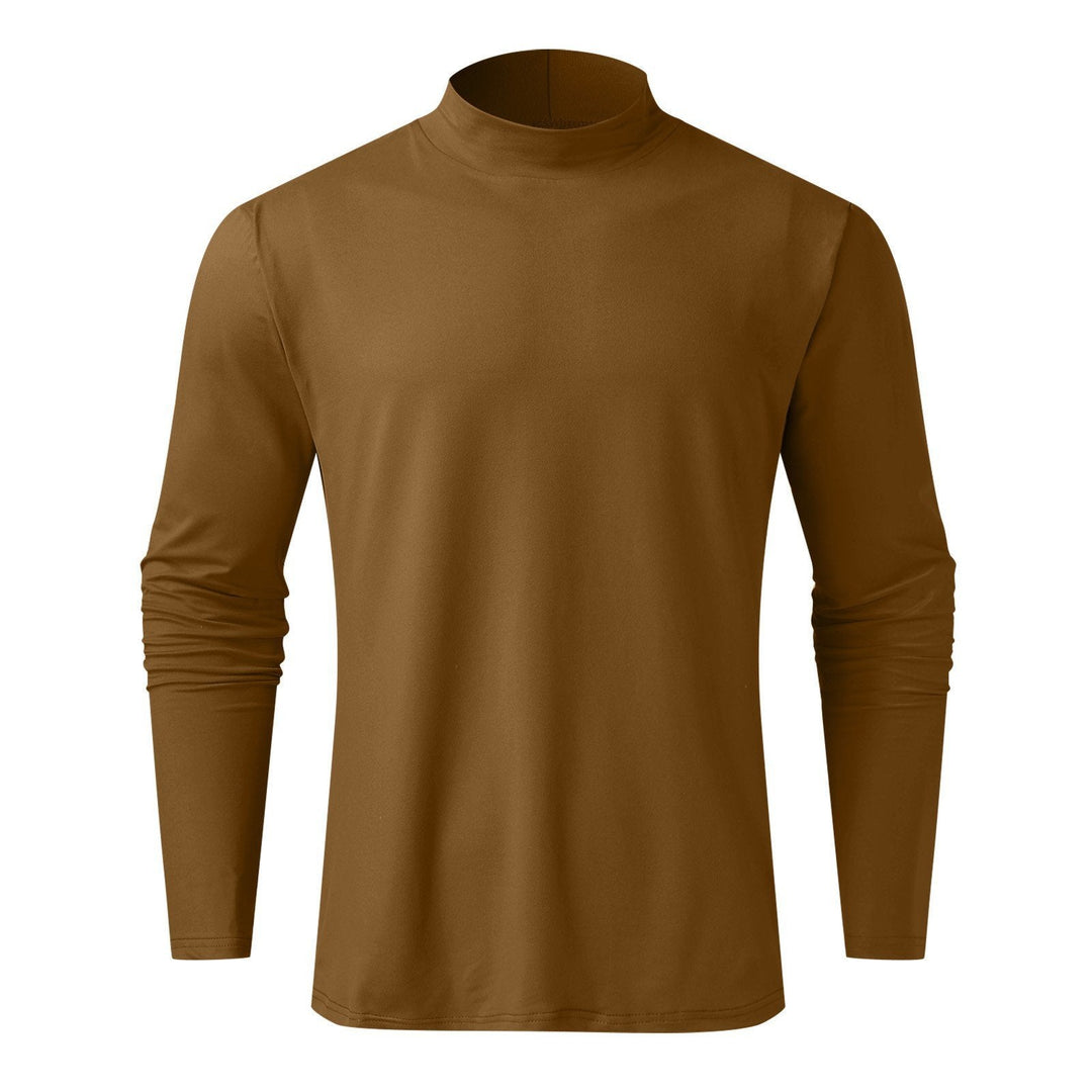 ⏳Begrenzte Zeit 50% Rabatt💥🎁【Geschenk-Empfehlung】Hochgeschlossenes Herren-T-Shirt mit langen Ärmeln und schmaler Passform