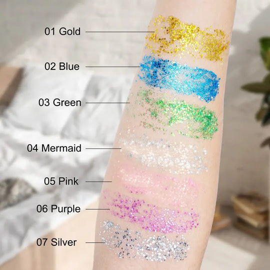 ✨ BUY 1 GET 1 FREE | 6PCS Glitter Stick Set – Face, Hair &amp; Body Shimmer for Festivals &amp; Parties
