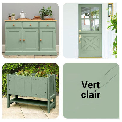 🪚 50% RABATT! 🌿 WASSERBASIERTE MÖBELFARBE - Geruchsneutral & Umweltfreundlich, Einfache Anwendung ohne Schleifen, Perfekt für Holzmöbel-Renovierung 🎨🛋️