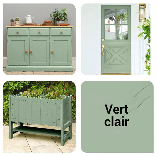 🪚 50% RABATT! 🌿 WASSERBASIERTE MÖBELFARBE - Geruchsneutral &amp; Umweltfreundlich, Einfache Anwendung ohne Schleifen, Perfekt für Holzmöbel-Renovierung 🎨🛋️