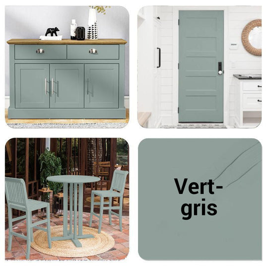 🪚 50% RABATT! 🌿 WASSERBASIERTE MÖBELFARBE - Geruchsneutral &amp; Umweltfreundlich, Einfache Anwendung ohne Schleifen, Perfekt für Holzmöbel-Renovierung 🎨🛋️