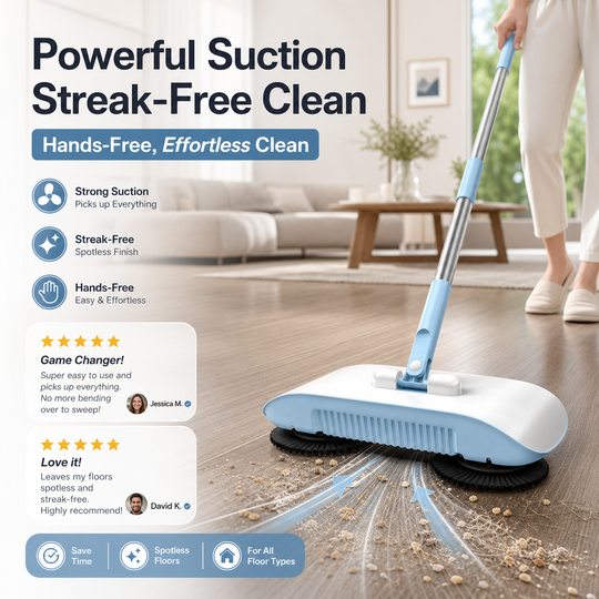 📢📢50% OFF !! ⏰Smart Robot Vacuum Cleaner with Mop &amp; Broom