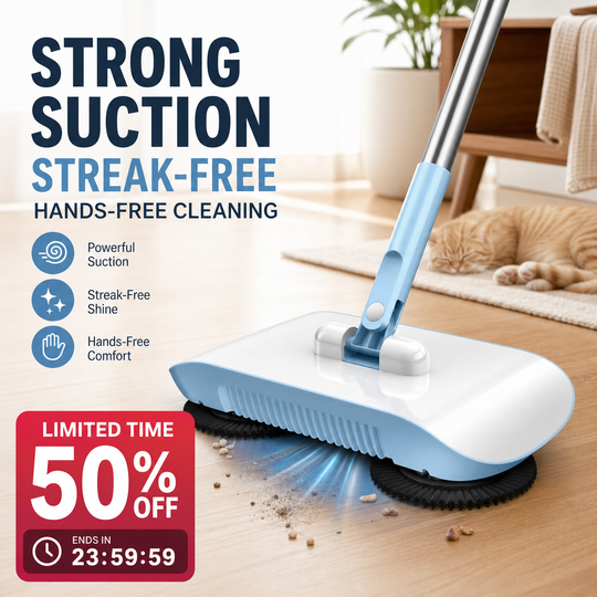 📢📢50% OFF !! ⏰Smart Robot Vacuum Cleaner with Mop &amp; Broom