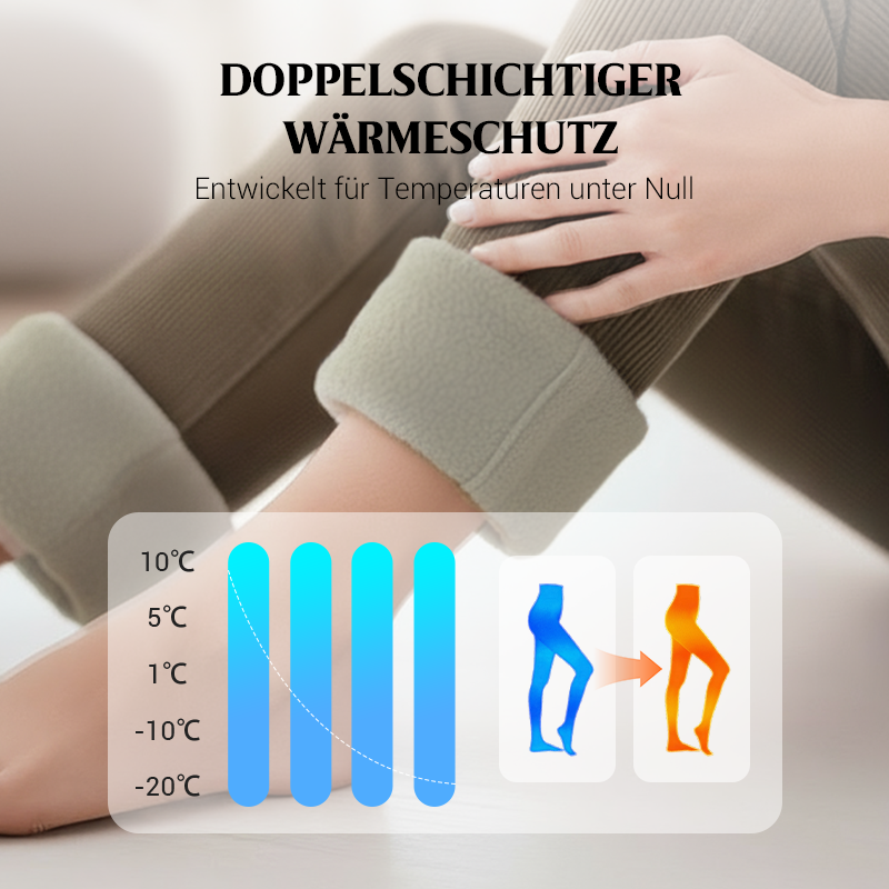 👖 💫 DAMENHOSE MIT KUNSTFELL-FUTTER - Hochtailliert &amp; Weiche Innenseite, 4-Wege-Stretch für Optimale Wärme und Komfort ❄️🛍️