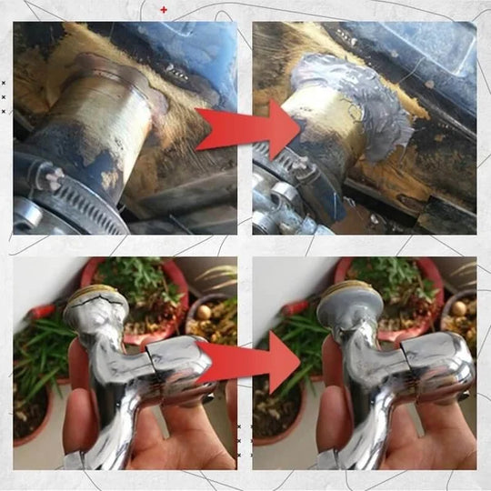 🔥Kaufen Sie 2, bekommen Sie 1 gratis🔥Industrietauglicher Edelstahlguss AB-Gummi