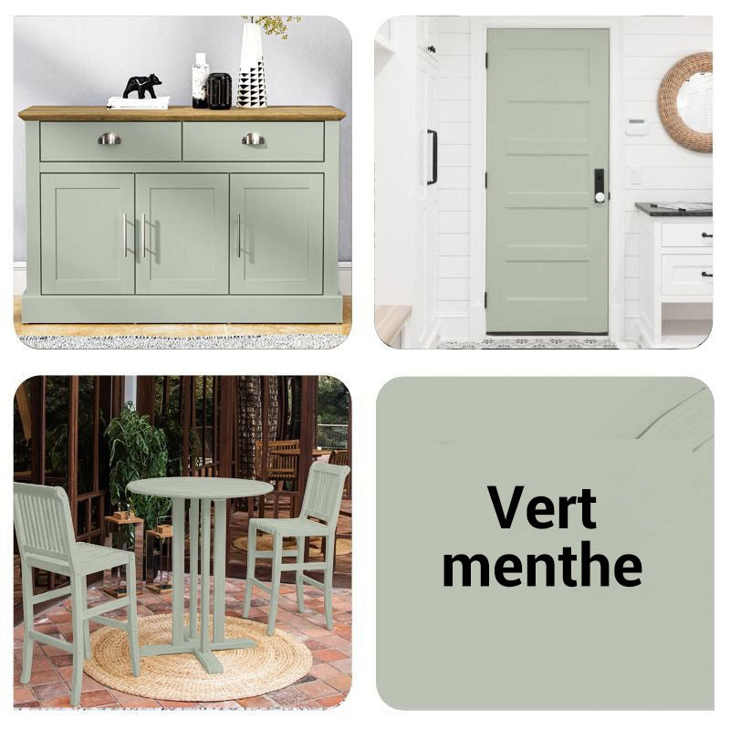 🪚 50% RABATT! 🌿 WASSERBASIERTE MÖBELFARBE - Geruchsneutral &amp; Umweltfreundlich, Einfache Anwendung ohne Schleifen, Perfekt für Holzmöbel-Renovierung 🎨🛋️
