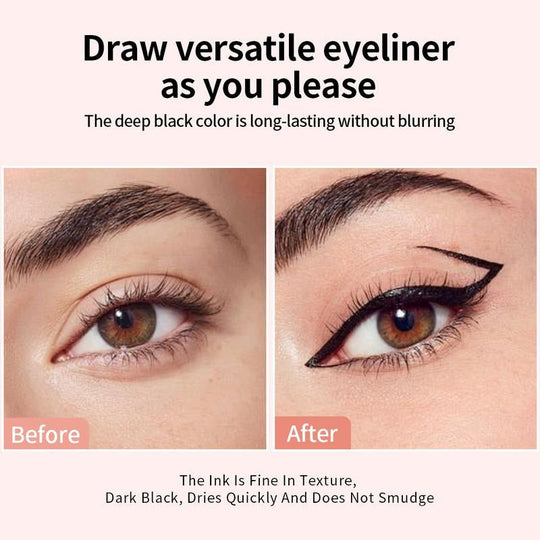 💜💜LETZTER TAG – KAUF 1, ERHALTE 1 GRATIS💜💜 Rotierender Eyeliner-Stempel: Perfekter Lidstrich in 5 Sekunden – für Anfänger &amp; Profis, wasserfest &amp; präzise