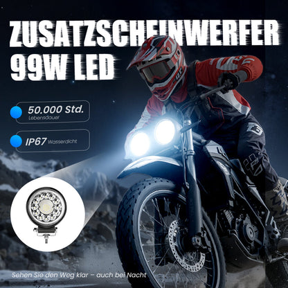 💡4-Zoll-LED-Pod mit 99 W für Offroad-Anwendungen✨