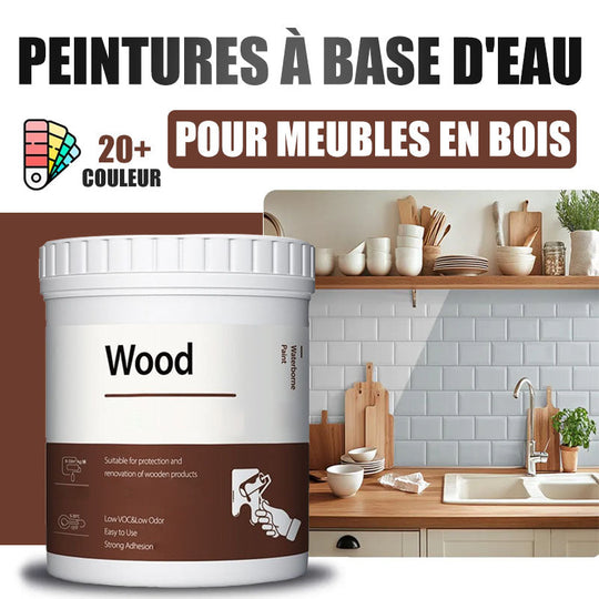 🪚 50% RABATT! 🌿 WASSERBASIERTE MÖBELFARBE - Geruchsneutral &amp; Umweltfreundlich, Einfache Anwendung ohne Schleifen, Perfekt für Holzmöbel-Renovierung 🎨🛋️