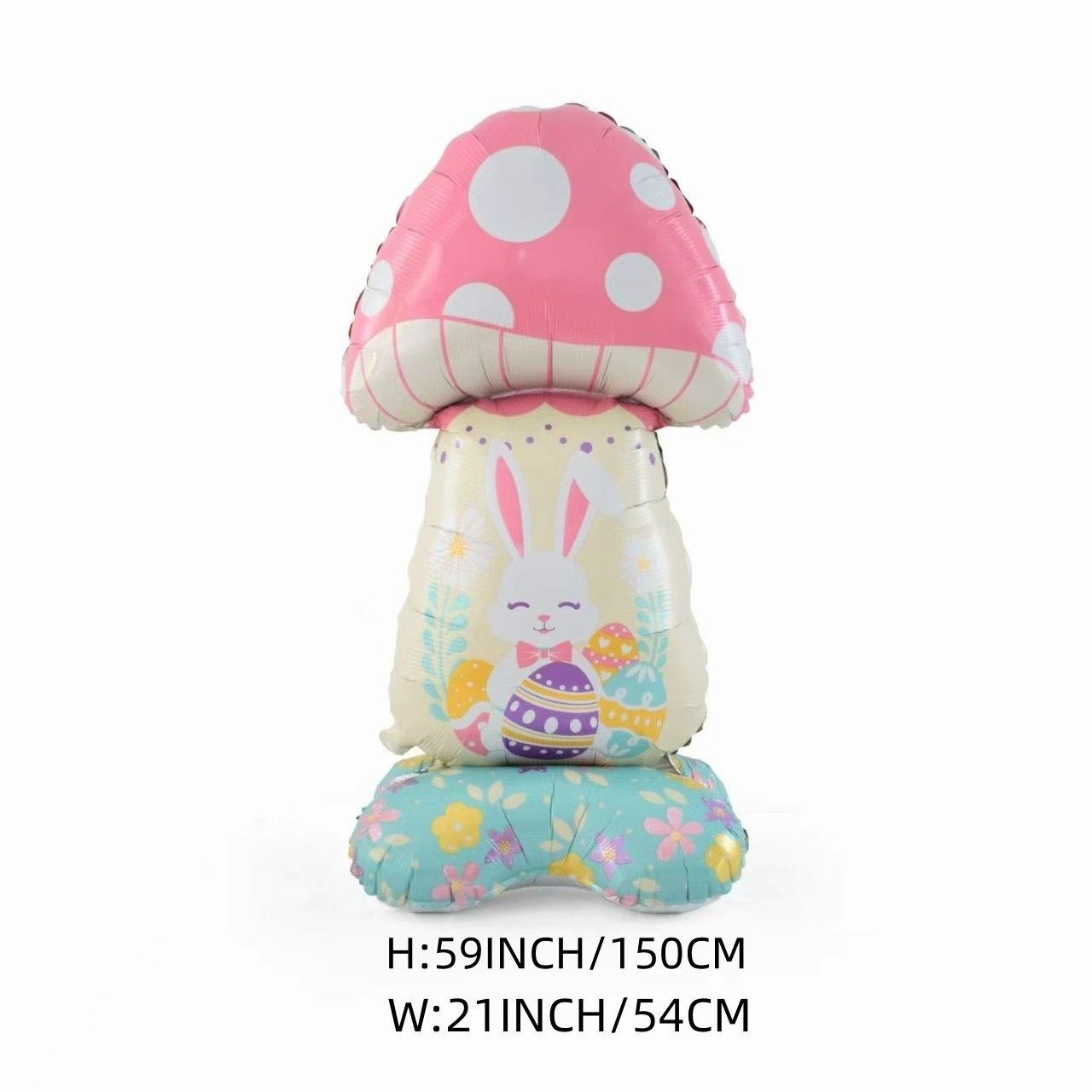 🎁 Oster-Frühbucher-Sale 🐰 Riesen 3D-Steh-Hase-Ballon – selbststehend für festliche Stimmung-Kostenlose Luftpumpe