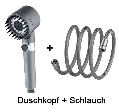 🏆Luxus-Duschkopf für Hautpflege & Massage - 3 Spray-Modi mit Wassersparender Technologie für Verjüngendes Duscherlebnis 💎🌊