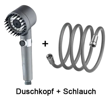 🏆Luxus-Duschkopf für Hautpflege & Massage - 3 Spray-Modi mit Wassersparender Technologie für Verjüngendes Duscherlebnis 💎🌊