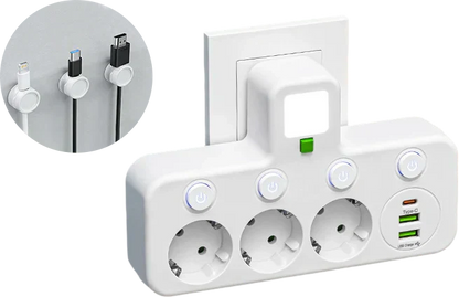 🔌💡Smarte Steckdosenleiste mit USB – Energie sparen, Komfort maximieren! ⚡✨ Praktisch, langlebig & nachhaltig für Ihr intelligentes Zuhause.