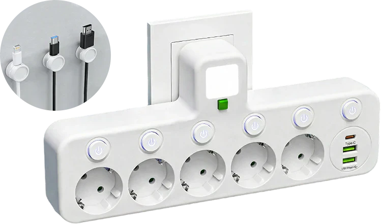 🔌💡Smarte Steckdosenleiste mit USB – Energie sparen, Komfort maximieren! ⚡✨ Praktisch, langlebig & nachhaltig für Ihr intelligentes Zuhause.