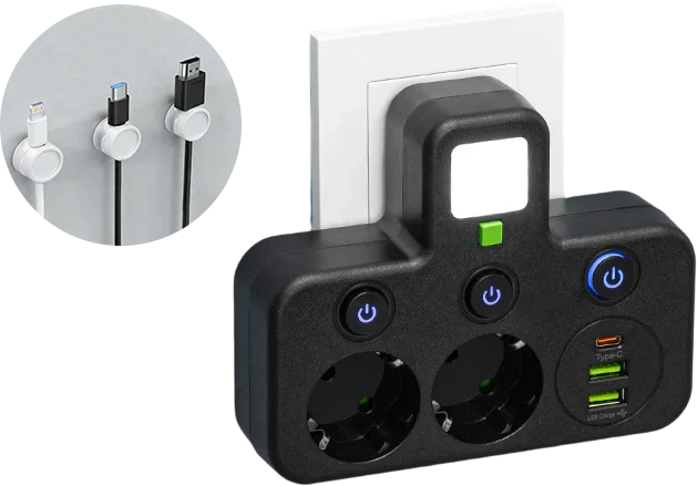 🔌💡Smarte Steckdosenleiste mit USB – Energie sparen, Komfort maximieren! ⚡✨ Praktisch, langlebig & nachhaltig für Ihr intelligentes Zuhause.