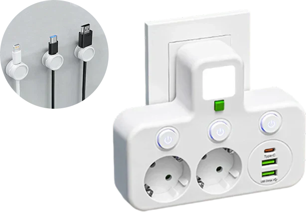 🔌💡Smarte Steckdosenleiste mit USB – Energie sparen, Komfort maximieren! ⚡✨ Praktisch, langlebig & nachhaltig für Ihr intelligentes Zuhause.