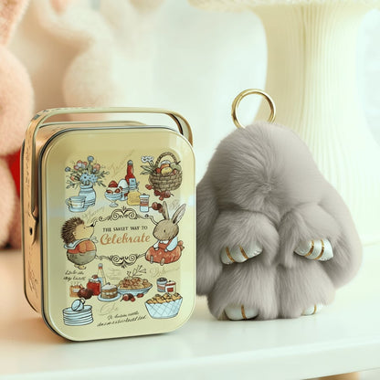 🏆🐰 Handgefertigte Pompon-Hasen-Anhänger – jedes Stück ein Unikat, kuschelig weich & detailverliebt 🎀🎁 Perfekt als persönliches Geschenk oder frühlingshafte Deko