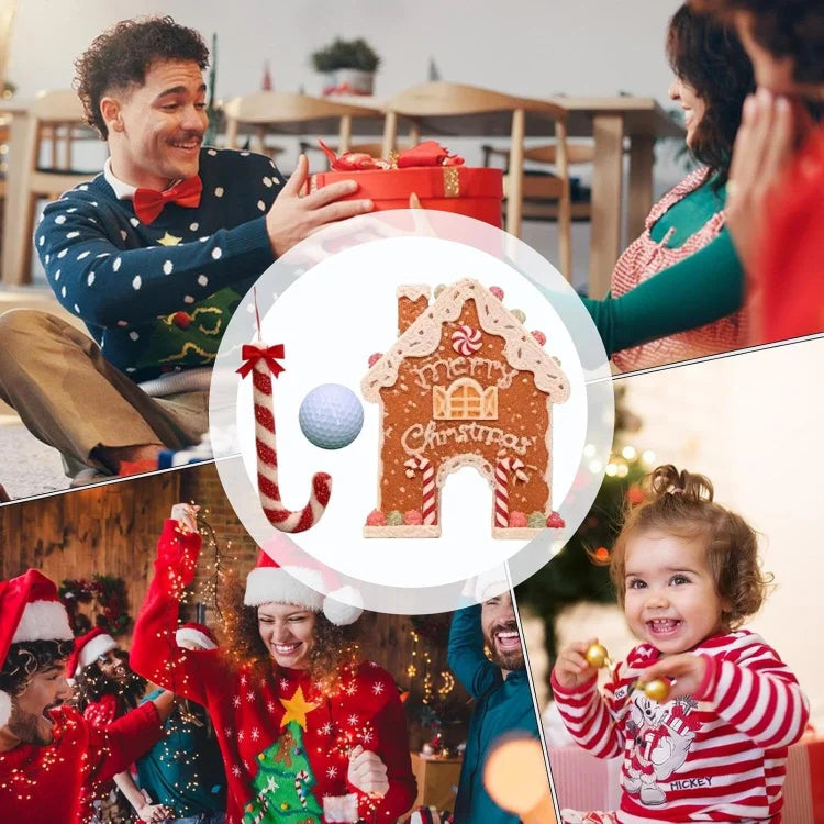 🎅 Lebkuchen-Golf-Spielset – Bestes Weihnachtsspiel🎄