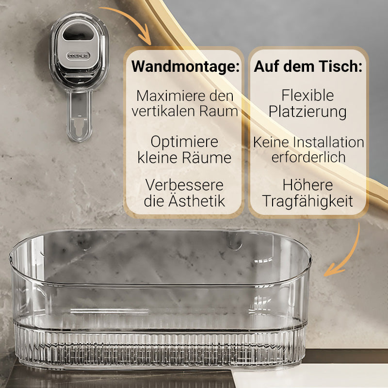 🔥🔥HEIßER SALE 50% RABATT🔥🔥Aufbewahrungsregal mit Saugnapf und Abflussloch