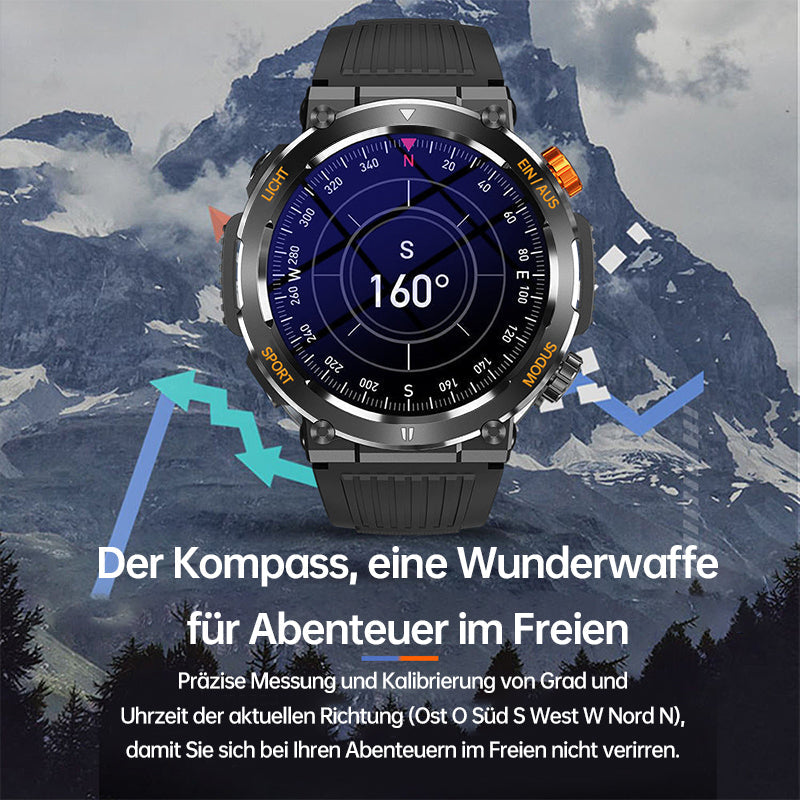 ⌚2024 NEW-Sports Outdoor Wasserdichte Smartwatch
