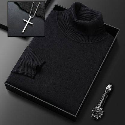 🧶 50% RABATT HOT SALE! ✨ Premium Kaschmirpulli Herren Einfarbig - Weiches Wohlfühlgarn mit Moderner Passform für Business & Freizeit 👔🎯