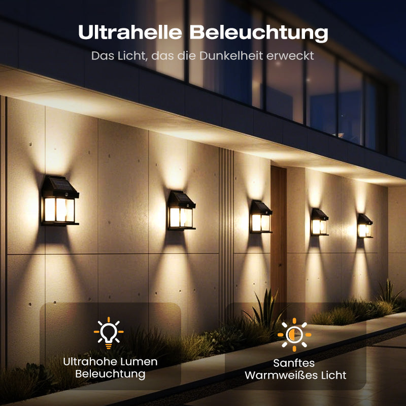 🎁 Je mehr Sie kaufen, desto mehr Sie erhalten! Ab nur 7,59 € pro Stück ⏳Bewegungssensor Solar-Wolfram-Wandleucht