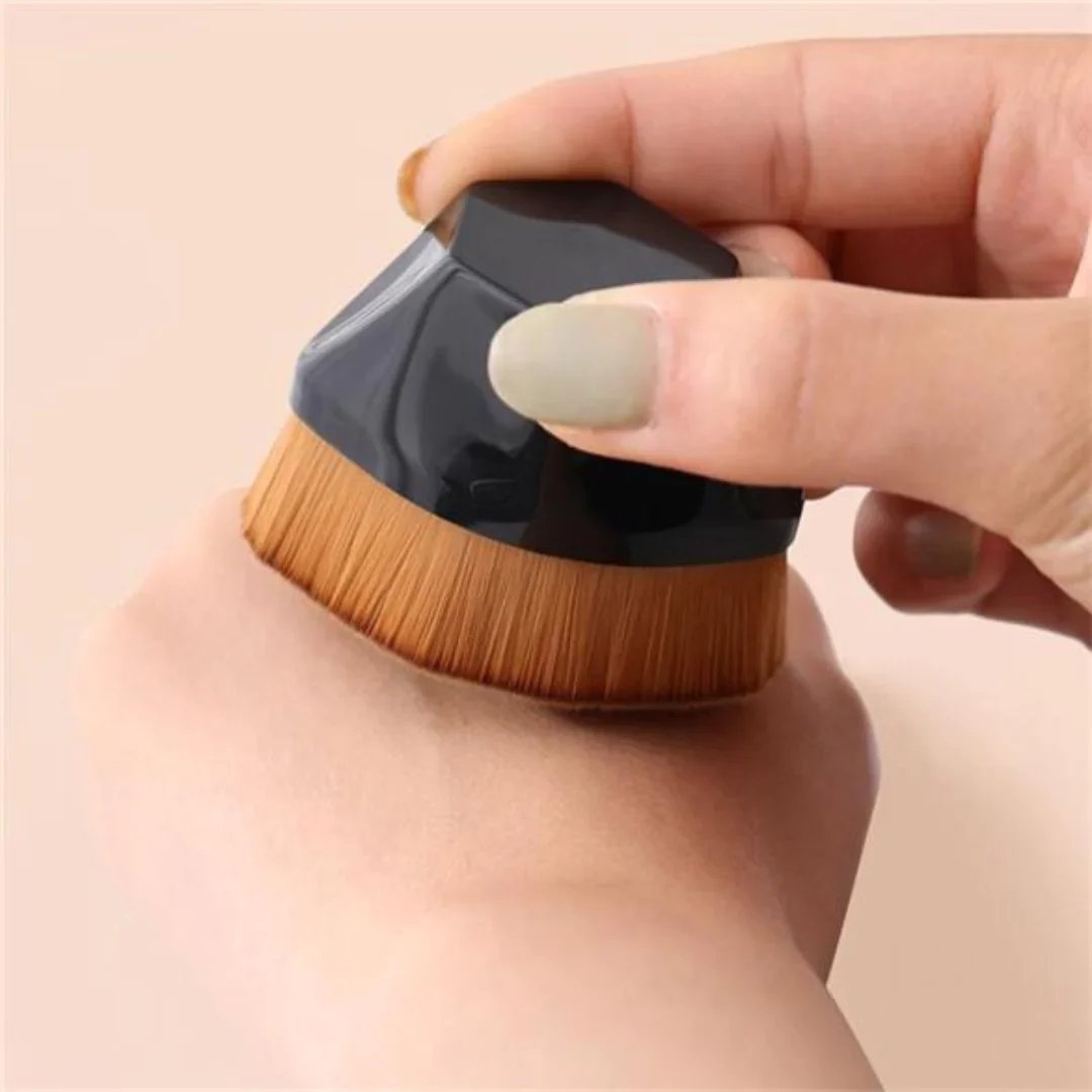 🔥Flacher Top-Make-up-Pinsel mit Bonus-Etui-4