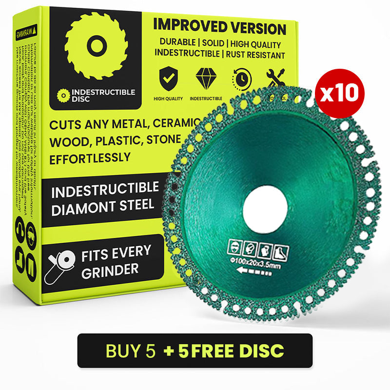 💎 【🔥Zeitlich begrenztes Angebot: Zwei zum Preis von einem】 – Diamant-Turbosägeblätter💎 Schneidet Fliesen, Marmor &amp; Metall in Sekunden – 100mm für Winkelschleifer, Hitzebeständig &amp; Präzise