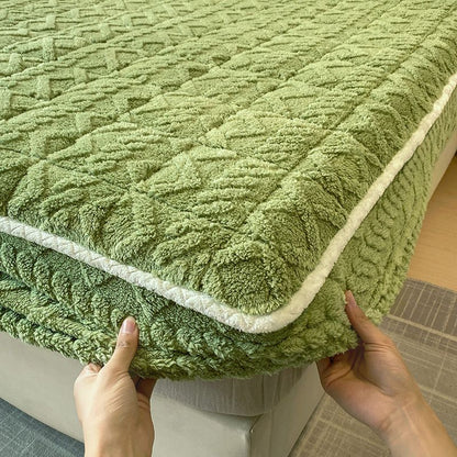 🛏️  WARME PASSGENAUEN BETTWÄSCHE – Gebürstete Flanell-Bettwäsche mit tiefen Taschen und rutschfesten Ecken für ganzjährigen Komfort ❄️🛌