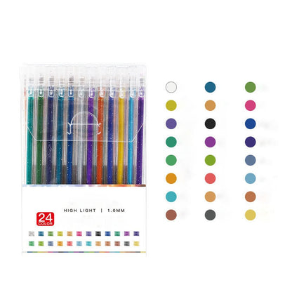 🎨 Glitzernder Gelstift-Set🎄Leuchtende Farben, grenzenlose Kreativität