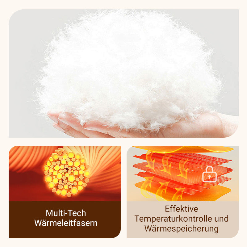 Damen Winter Warme Kapuzen-Mantel in mittlerer Länge