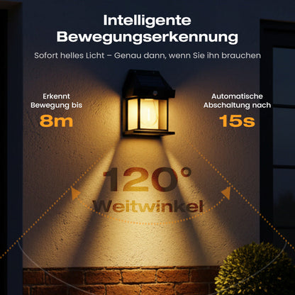 🎁 Je mehr Sie kaufen, desto mehr Sie erhalten! Ab nur 7,59 € pro Stück ⏳Bewegungssensor Solar-Wolfram-Wandleucht