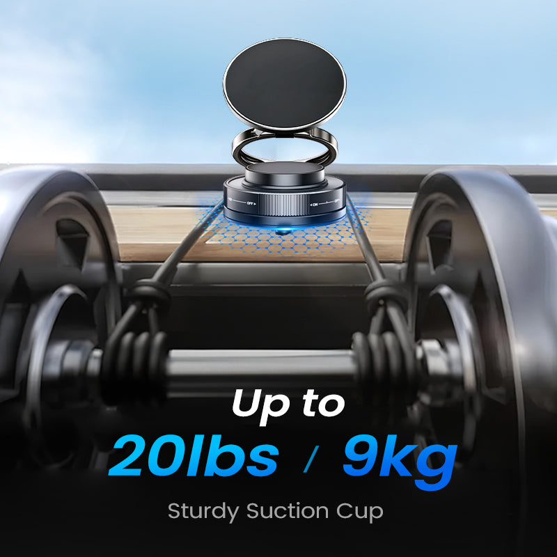 🔥Mehr kaufen mehr sparen🔄🚗360° verstellbarer magnetischer Handyhalter mit Saugnapf📱