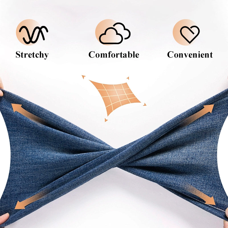 Geeignet für alle Körpertypen👖Hochelastische Jeans zur Bauchkontrolle