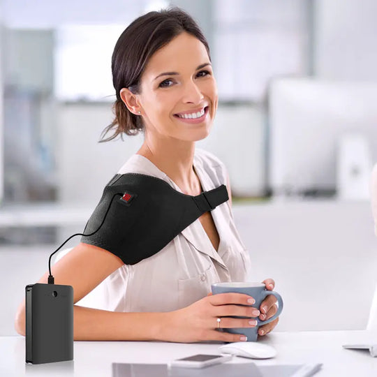 ⏰ TODAY ONLY - 50% OFF♨️Adjustable Heated Shoulder Support 💪 Fast Relief for Shoulder Pain, Soreness &amp; Recovery