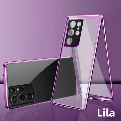 📱„Unterstützt Fingerabdruck-Entsperrung👆🔓Magnetische Handyhülle mit Sichtschutz für Samsung S21–S25 Serie