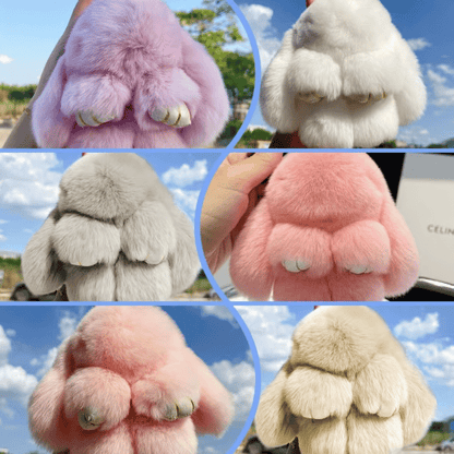 🏆🐰 Handgefertigte Pompon-Hasen-Anhänger – jedes Stück ein Unikat, kuschelig weich & detailverliebt 🎀🎁 Perfekt als persönliches Geschenk oder frühlingshafte Deko