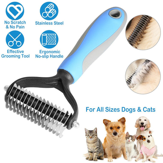 🐶Dual-Sided Pet Grooming Comb for Dogs &amp; Cats