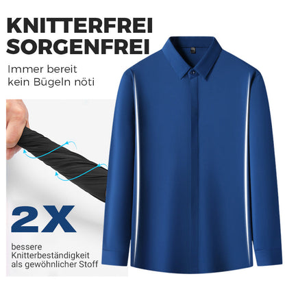 🎉2025 Neuheiten-Schnäppchenangebot✨Knitterfreies Stretchhemd für Herren