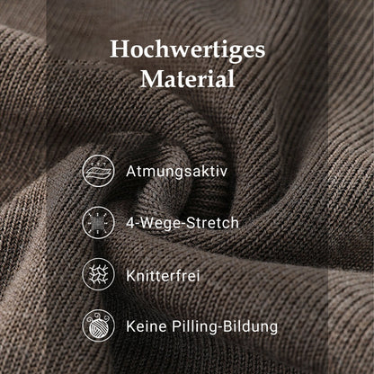 🍂50 % Rabatt-Aktion🍂Stilvolles und elegantes Kleid mit Rundhalsausschnitt und Falten für Damen